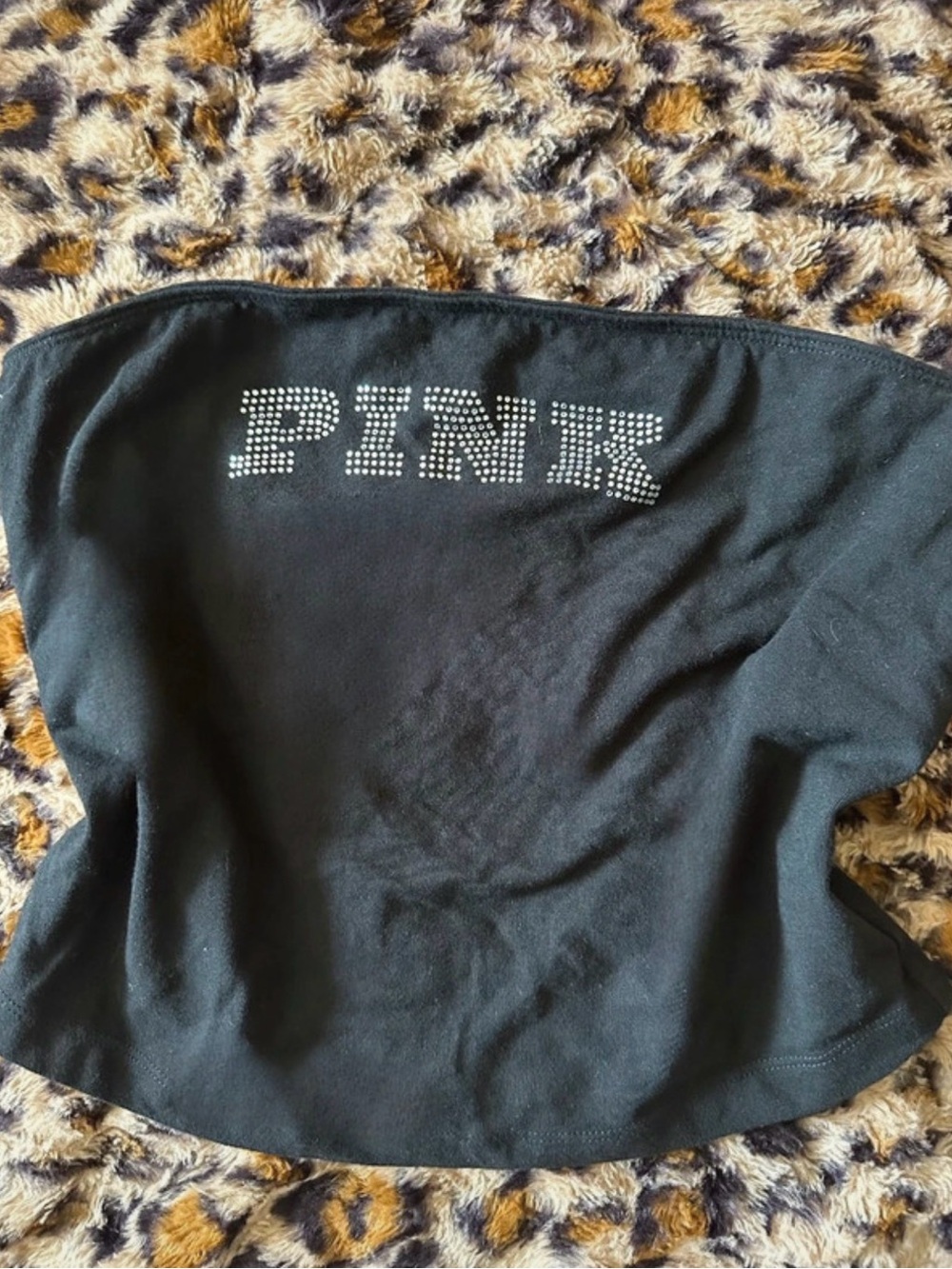PINK Victoria's Secret Black Apparel Tag